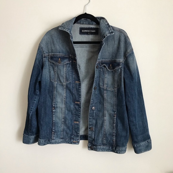Express Boyfriend Jean Jacket - Picture 3 of 4